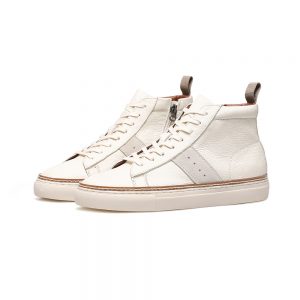 Custom Beige Mid Sneaker