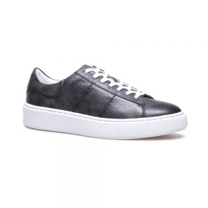 Custom Grey Leather Sneaker