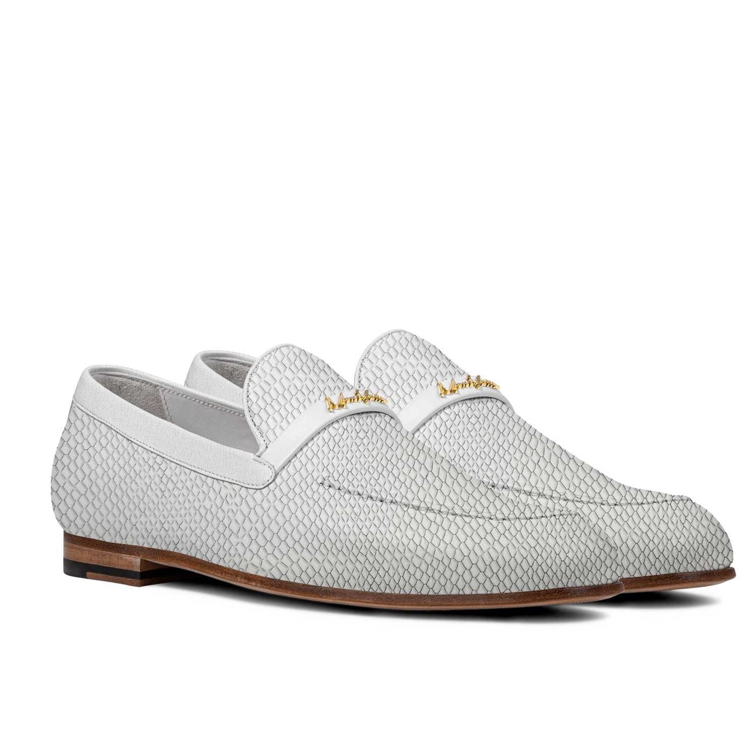 Firenze Moccasin White Snake Firenze Moccasin White Snake