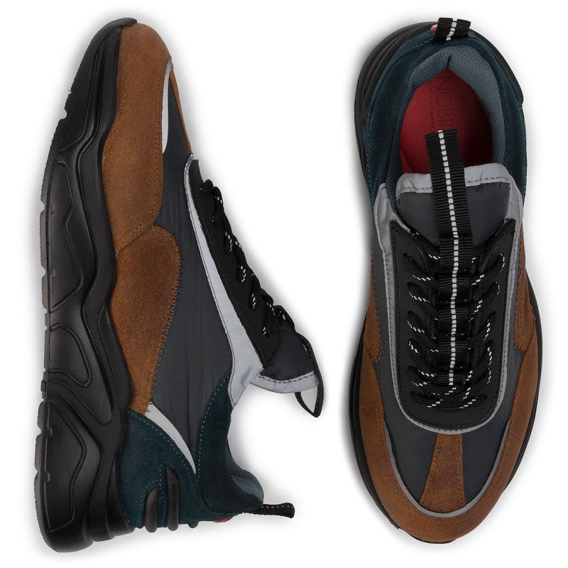 Low Top Black Brown Leather Sneakers Low Top Black Brown Leather Sneakers