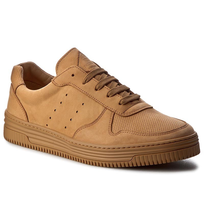 Low Top Brown Leather Vintage Sneakers Low Top Brown Leather Vintage Sneakers