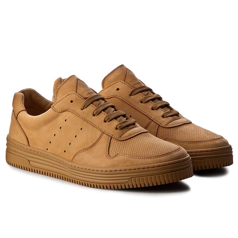 Low Top Brown Leather Vintage Sneakers Low Top Brown Leather Vintage Sneakers